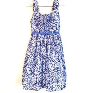 Youngland Blue Floral Dress, Size 6x
